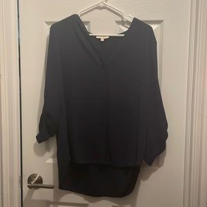 Navy blouse